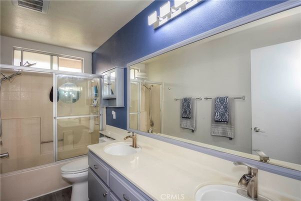 Bathroom, Glass Shower, Interior, Wood Texture Flooring