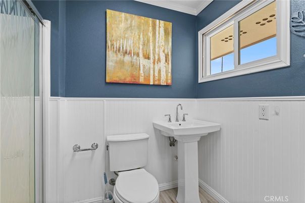 Bathroom, Interior, Wood Texture Flooring