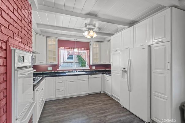 Interior, Kitchen, Wood Texture Flooring