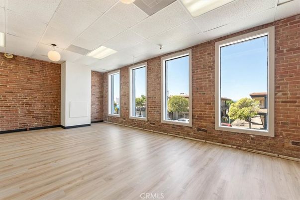 Empty room, Interior, Stone Walls, Wood Texture Flooring