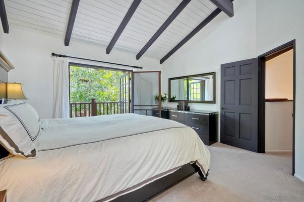 Bedroom, Interior, Wooden Beams
