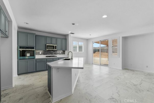 Interior, Kitchen, Marble, Recessed Lighting, Stainless Steel Appliances