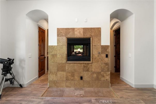 Fireplace, Interior, Wood Texture Flooring