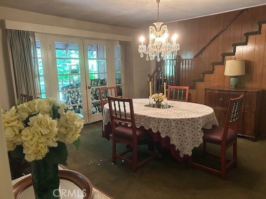Chandelier, Dining room, Interior