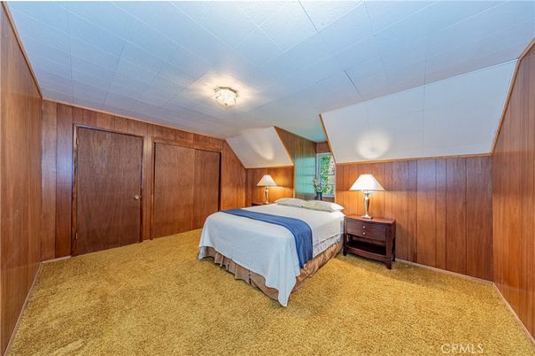 Bedroom, Interior, Wooden Walls