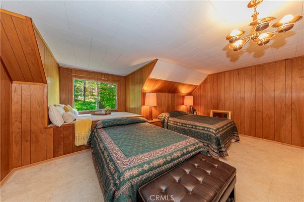 Bedroom, Interior, Wooden Walls