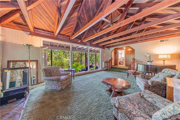 Fireplace, Interior, Living room, Piano, Wooden Beams, Wooden Ceilings