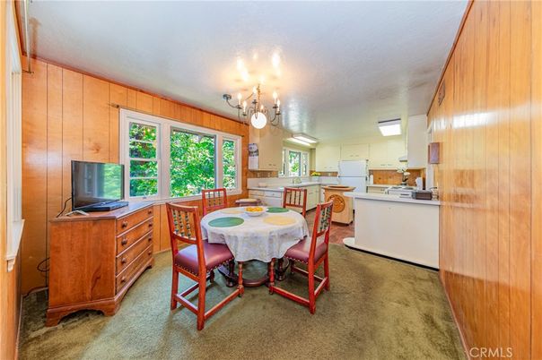 Chandelier, Dining room, Interior, Kitchen, Wooden Walls