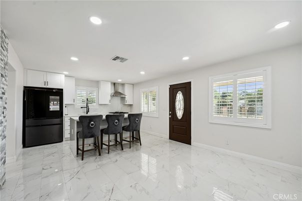 Interior, Kitchen, Marble, Recessed Lighting