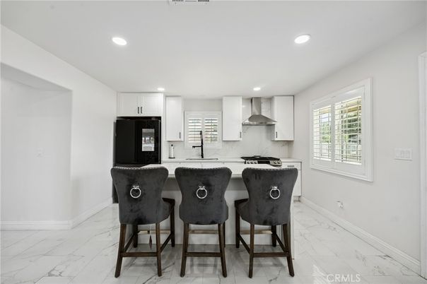 Interior, Kitchen, Marble, Recessed Lighting