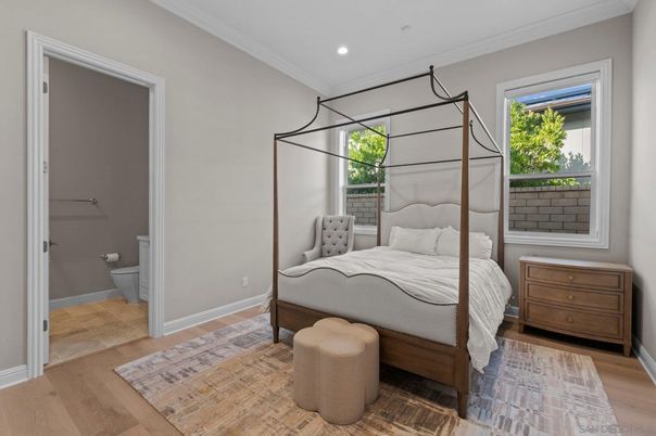 Bathroom, Bedroom, Interior, Recessed Lighting, Wood Texture Flooring