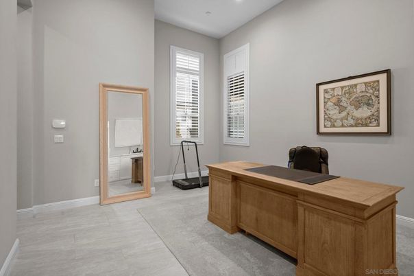 Home Office, Interior, Recessed Lighting