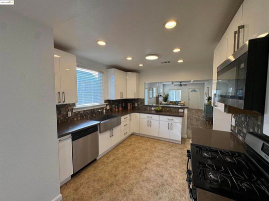 Interior, Kitchen, Recessed Lighting, Stainless Steel Appliances
