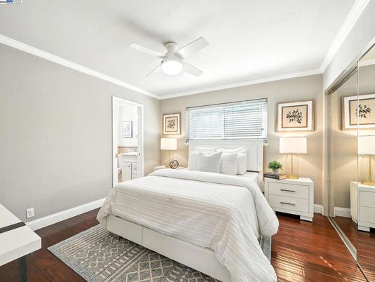 Bedroom, Interior, Wood Texture Flooring