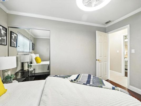 Bedroom, Interior, Wood Texture Flooring