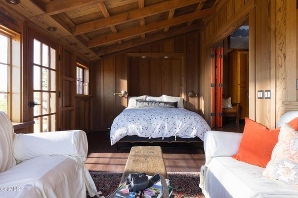 Bedroom, Interior, Wooden Beams, Wooden Ceilings, Wood Texture Flooring, Wooden Walls