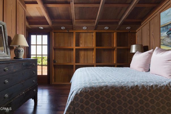 Bedroom, Interior, Wooden Beams, Wooden Ceilings, Wood Texture Flooring