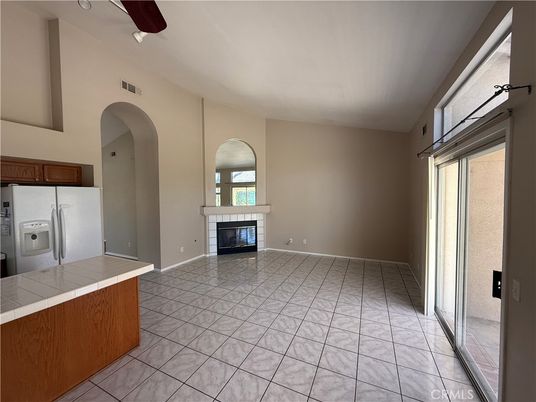 Empty room, Fireplace, Interior
