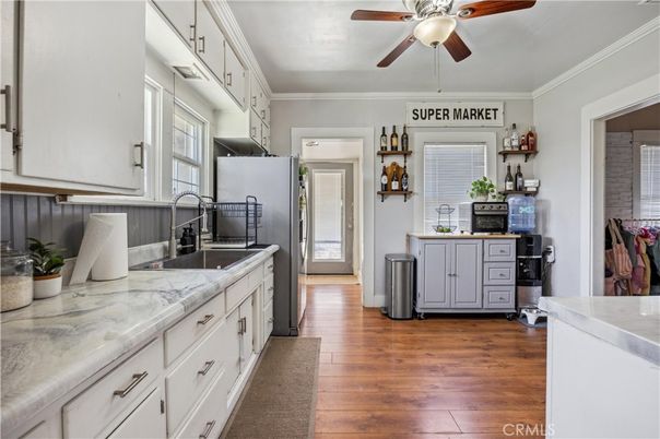 Interior, Kitchen, Wood Texture Flooring