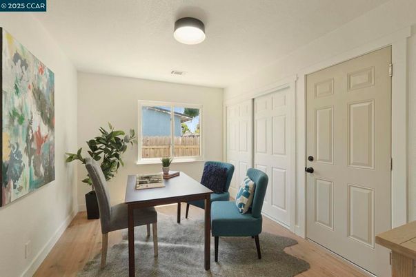 Home Office, Interior, Wood Texture Flooring