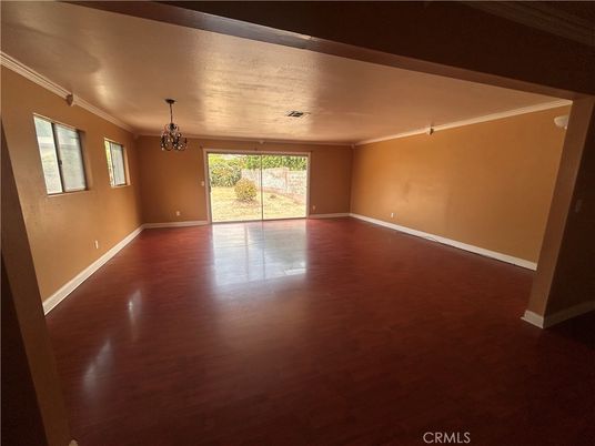 Chandelier, Empty room, Interior, Wood Texture Flooring