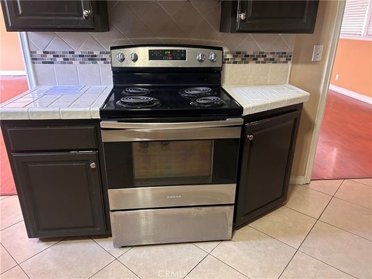 Interior, Kitchen, Stainless Steel Appliances, Tile Countertops