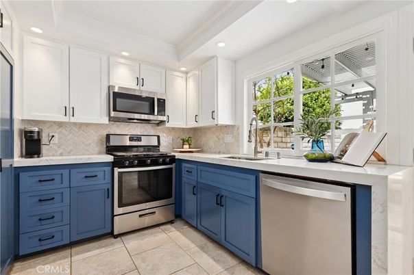 Interior, Kitchen, Recessed Lighting, Stainless Steel Appliances