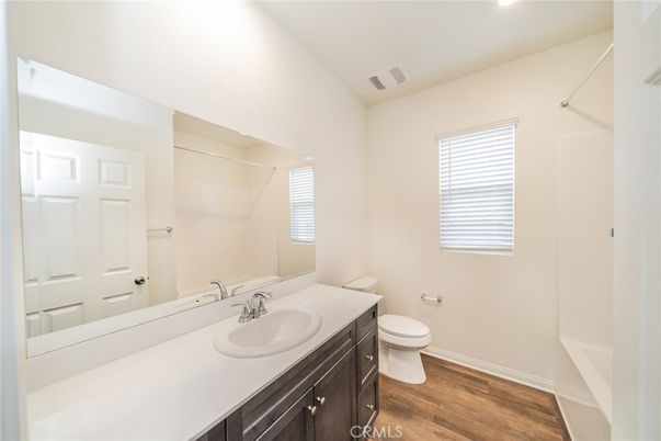 Bathroom, Dual Sink Vanities, Interior, Wood Texture Flooring