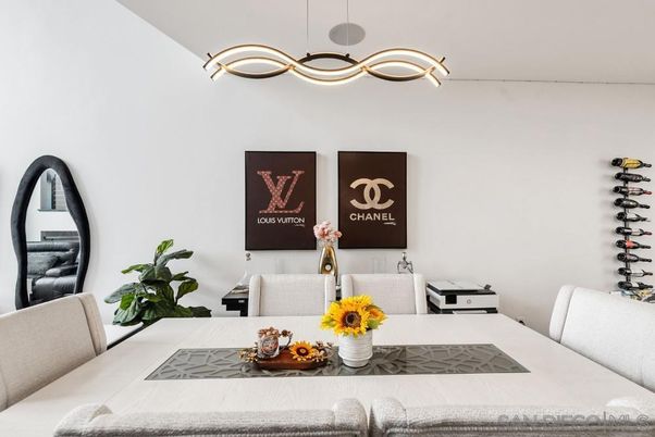 Dining room, Interior, Pendant Lights