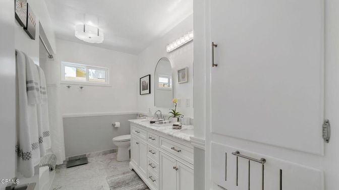 Bathroom, Dual Sink Vanities, Interior, Marble