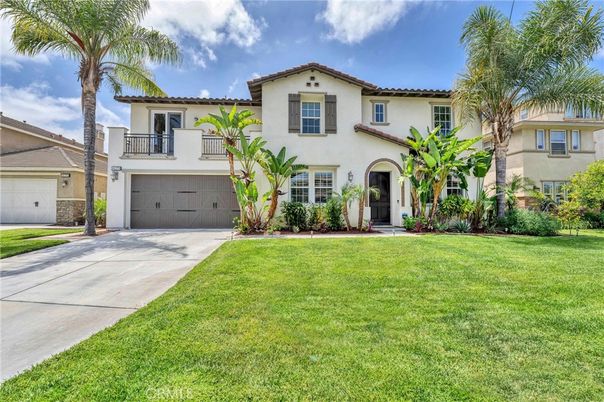 Attached, Backyard, Exterior, Facade, Spanish Mediterranean