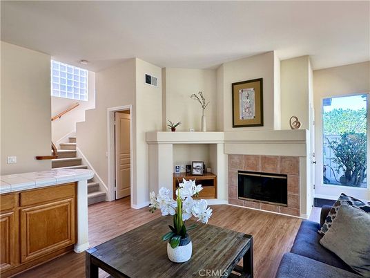 Fireplace, Interior, Living room, Wood Texture Flooring