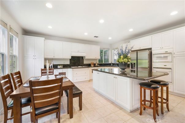 Dining room, Interior, Kitchen, Recessed Lighting, Stainless Steel Appliances