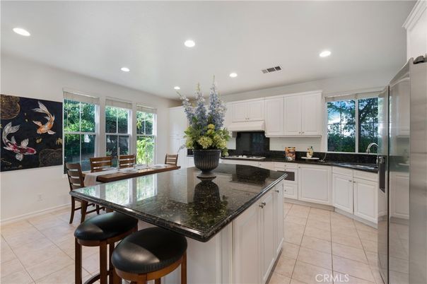 Dining room, Interior, Kitchen, Recessed Lighting, Stainless Steel Appliances