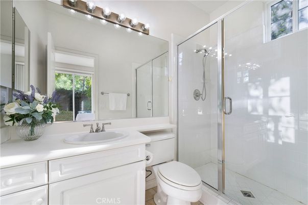Bathroom, Glass Shower, Interior, Tile Countertops