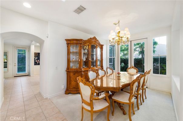 Chandelier, Dining room, Interior, Recessed Lighting