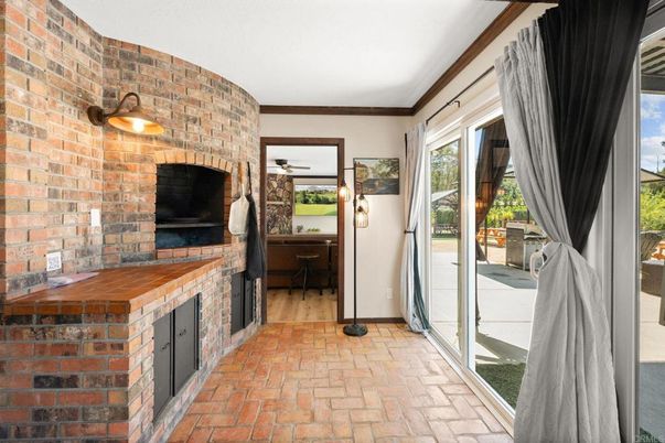 Fireplace, Interior, Stone Walls
