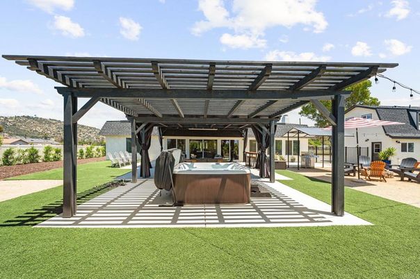 Backyard, Exterior, Hot Tub