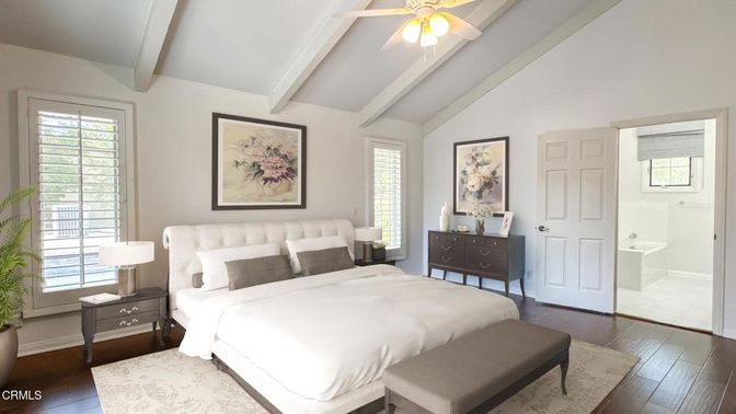 Bedroom, Interior, Wood Texture Flooring