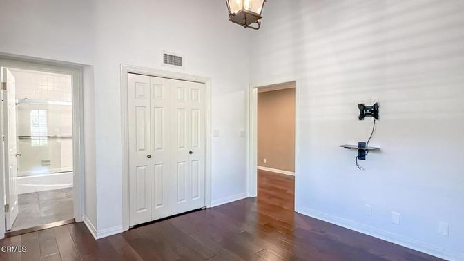 Bathroom, Empty room, Interior, Wood Texture Flooring