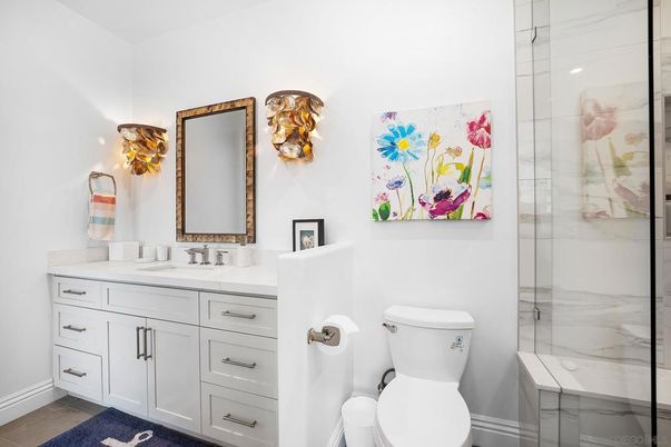 Bathroom, Glass Shower, Interior