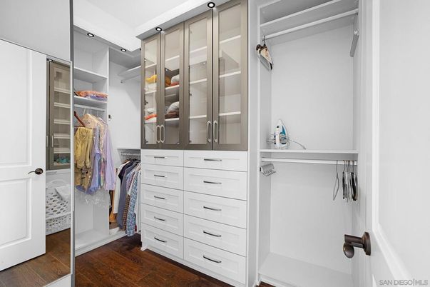 Interior, Walk-in Closets, Wood Texture Flooring