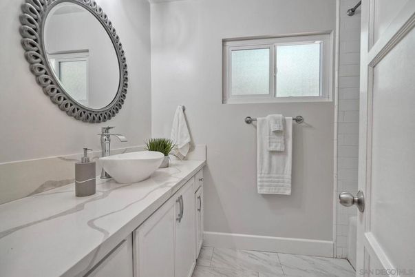 Bathroom, Dual Sink Vanities, Interior, Marble