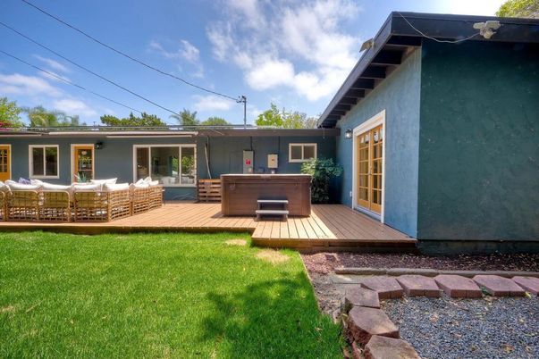 Backyard, Exterior, Hot Tub