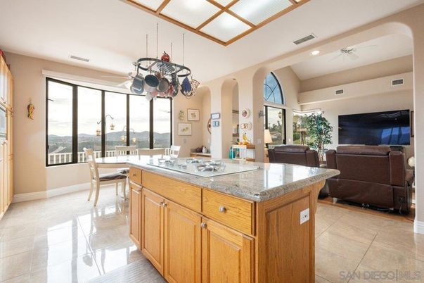 Dining room, Interior, Kitchen, Living room, Recessed Lighting
