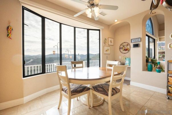 Dining room, Interior, Recessed Lighting