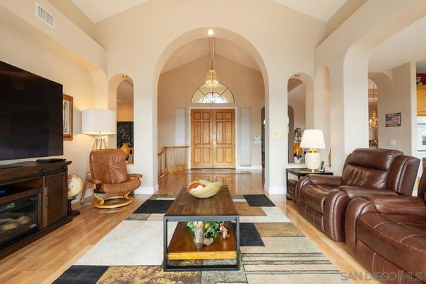 Interior, Living room, Pendant Lights, Wood Texture Flooring