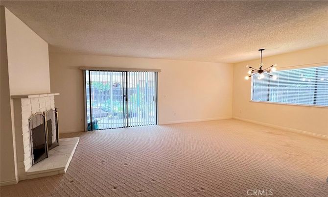 Empty room, Fireplace, Interior, Pendant Lights