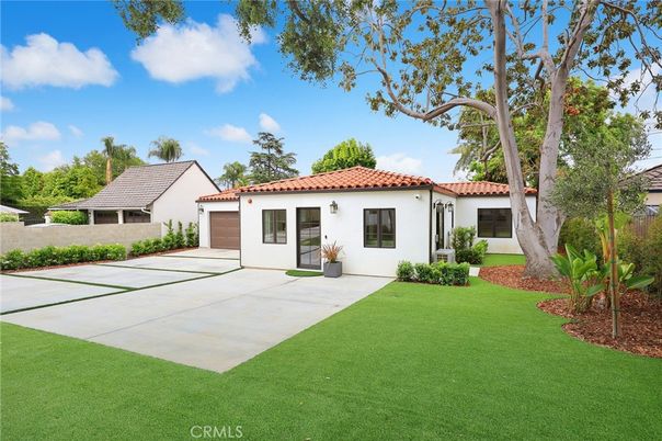 Attached, Backyard, Exterior, Facade, Spanish Mediterranean