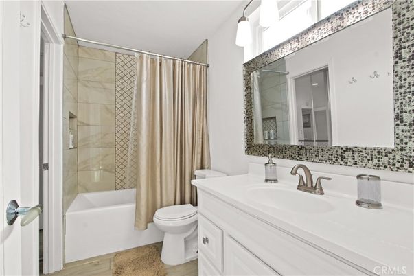 Bathroom, Glass Shower, Interior, Wood Texture Flooring